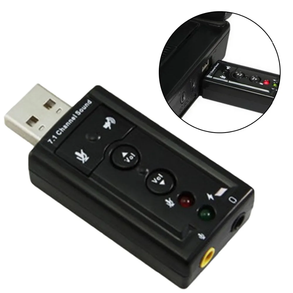 NOYOKERE Внешний USB Аудио Звуковая карта адаптер Виртуальный 7,1 USB 2,0 микрофон динамик Аудио гарнитура микрофон