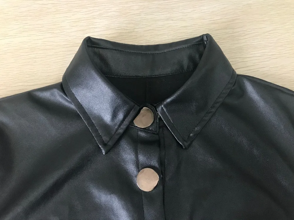 5 цветов, S-XXXL, зимний комбинезон из искусственной кожи, рубашка+ брюки-карандаш, спортивный костюм, модный сексуальный женский комплект из двух предметов, комбинезон, повседневная одежда