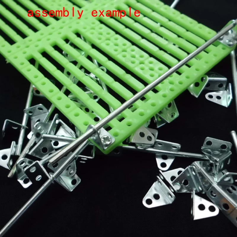 10/100pcs L-shaped small angle iron/building mold/toy axle frame/DIY model/DIY toy accessories technology model parts 9592B | Игрушки и