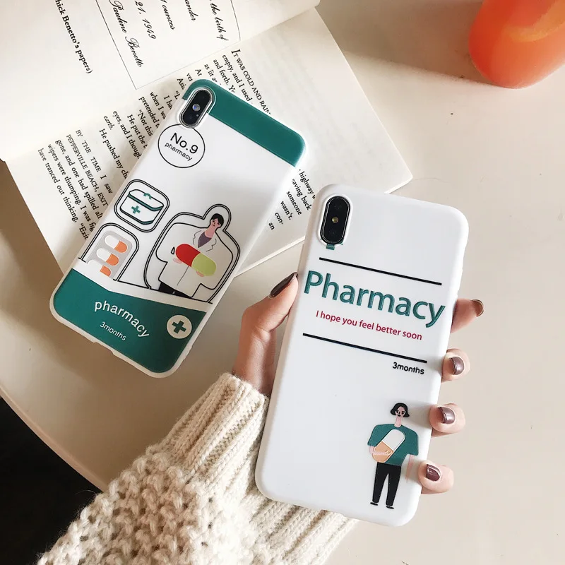 Чехол JAMULAR в виде капсулы для iPhone XS MAX XR X 6 6s 7 Plus матовый чехол телефона с логотипом