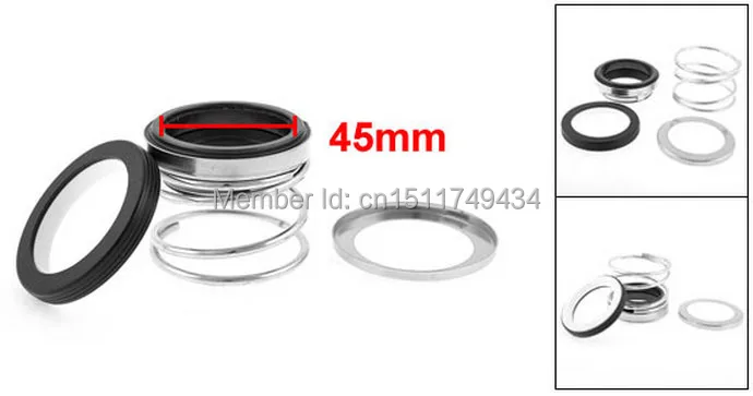 Пружинные Встроенные Резиновые сильфонные 45 мм водяные механические уплотнения