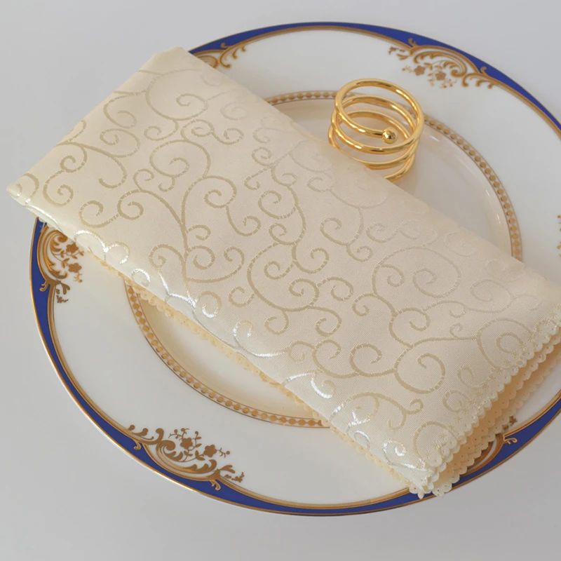WLIARLEO 48x48cm Napkin Table Embroidered Fabric Tea Towels Hotel Dining Home Kitchen dinner napkins servilleta tela | Дом и сад