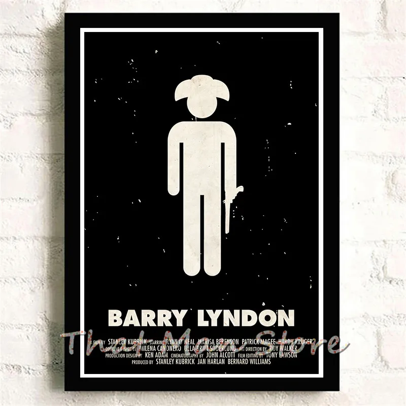 Nostalgic Stanley Kubrick White Kraft Paper Bar High quality Printing Drawing core Decorative Painting 42X30cm A3 | Дом и сад
