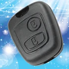 Сменный Чехол для ключа автомобиля, для Citroen C1 C4, Peugeot 107, 207, 307, 407, 206, 306, 406