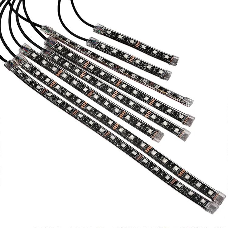 8 шт. многоцветные Пульт дистанционного Управления мотоциклетные светодиодные