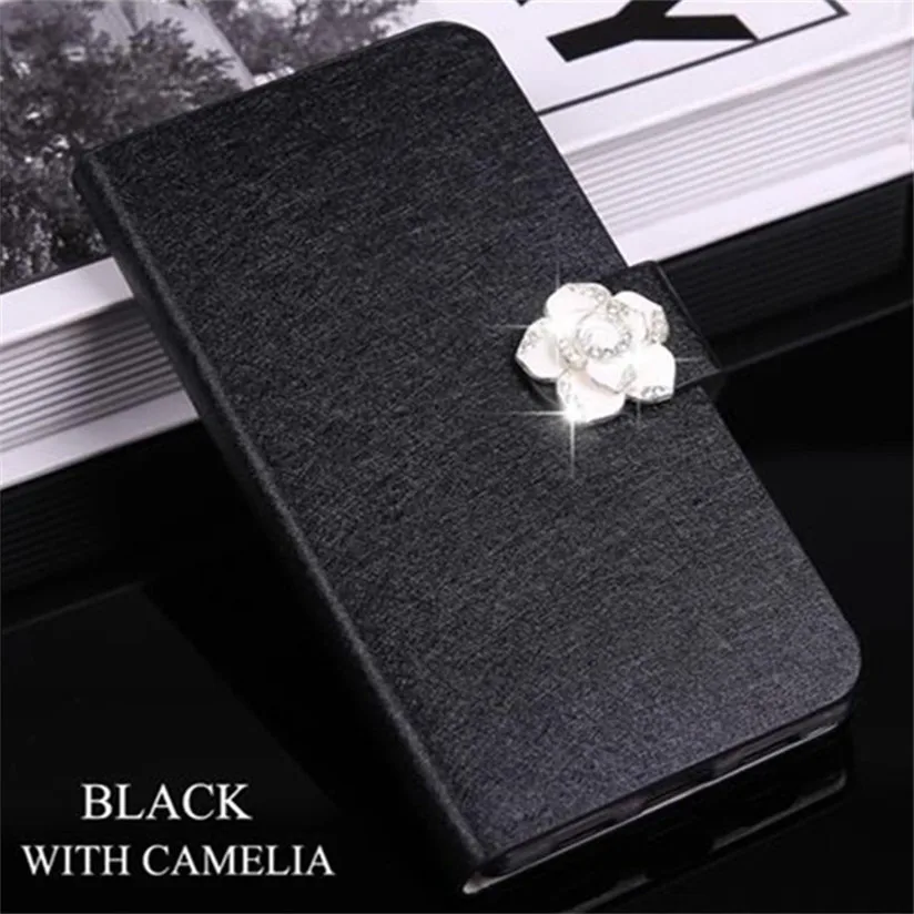Для Huawei Ascend G630 G 630 Case моды роскошь шелка case Стенд флип Бумажник Карты Высокого