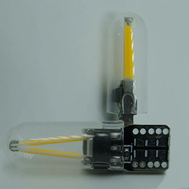 2 шт. 24v 12v внешнее освещение T10 w5w светодиодных фар для авто 194 силиконовый COB