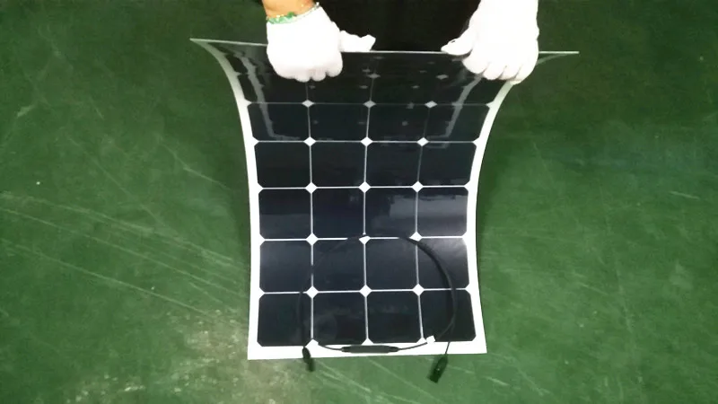 Панель солнечных батарей 100 Вт монокристаллическая панель гибкая высокая
