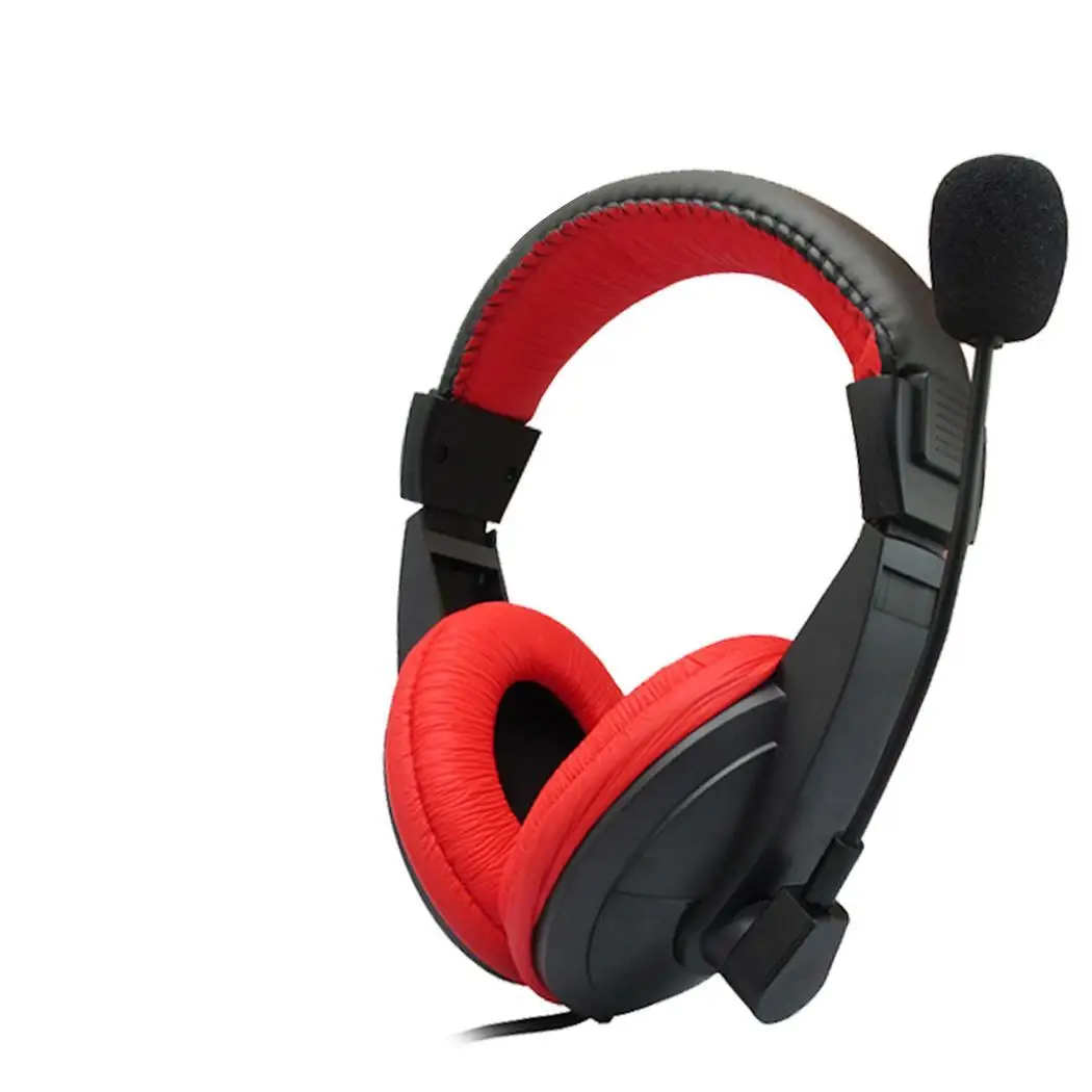 Проводные компьютерные игровые с микрофоном Стерео 32 Ом над ушами ПВХ наушники 20