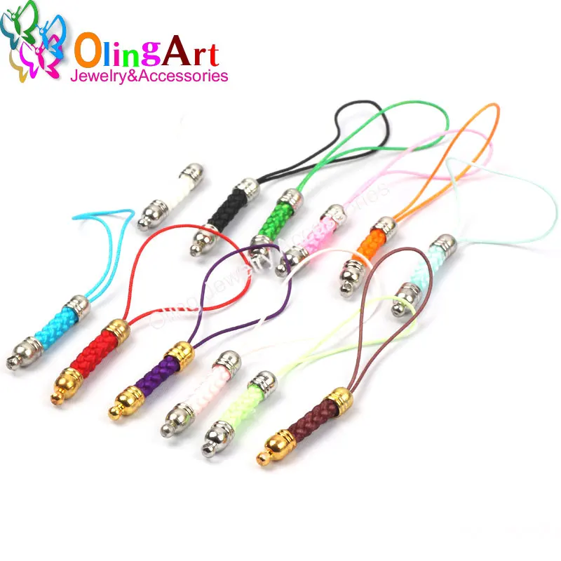 OlingArt 6 шт. DIY Роскошный шнурок для мобильного телефона ручные ремешки милые