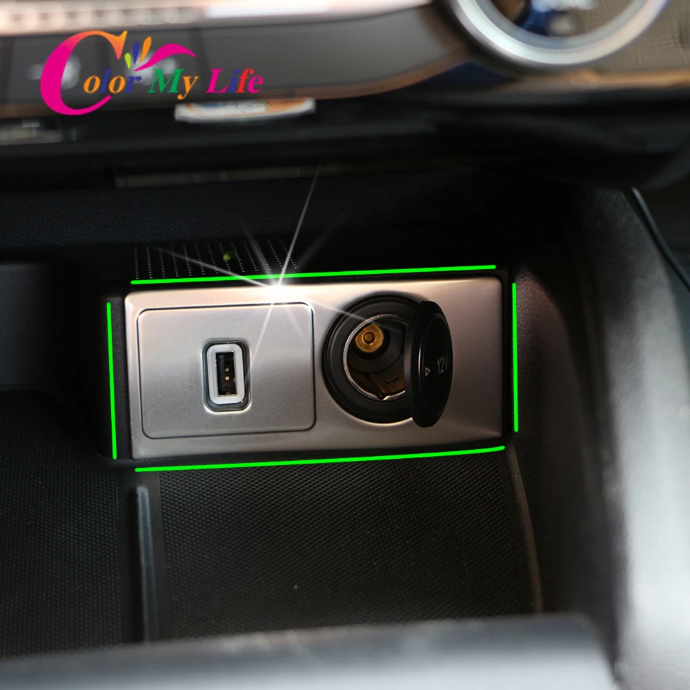 Автомобильная задняя розетка управления зарядка прикуривателя USB кнопка