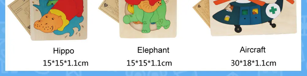 Детские деревянные игрушки 3D Многослойные головоломки игрушки животные и транспортные средства головоломки игрушки Дети Раннее Образование игрушки детские подарки