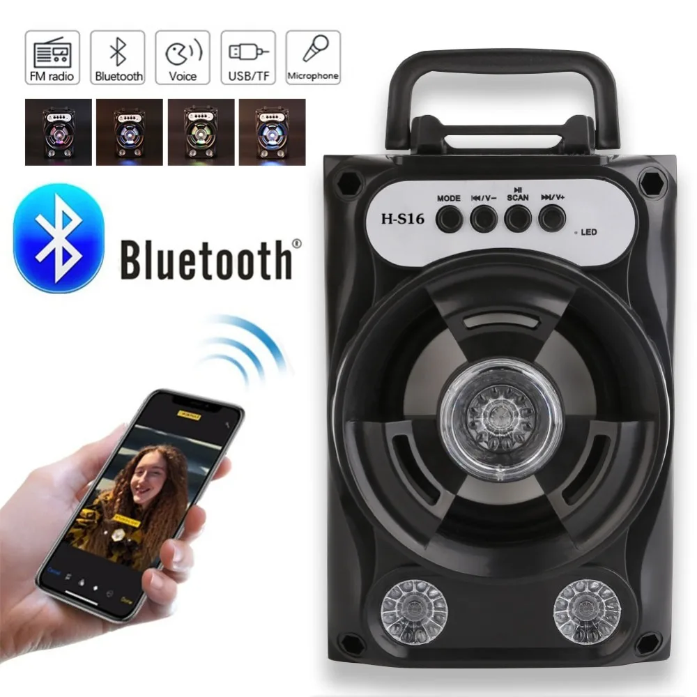 Большой размер Bluetooth динамик беспроводная звуковая система бас стерео с