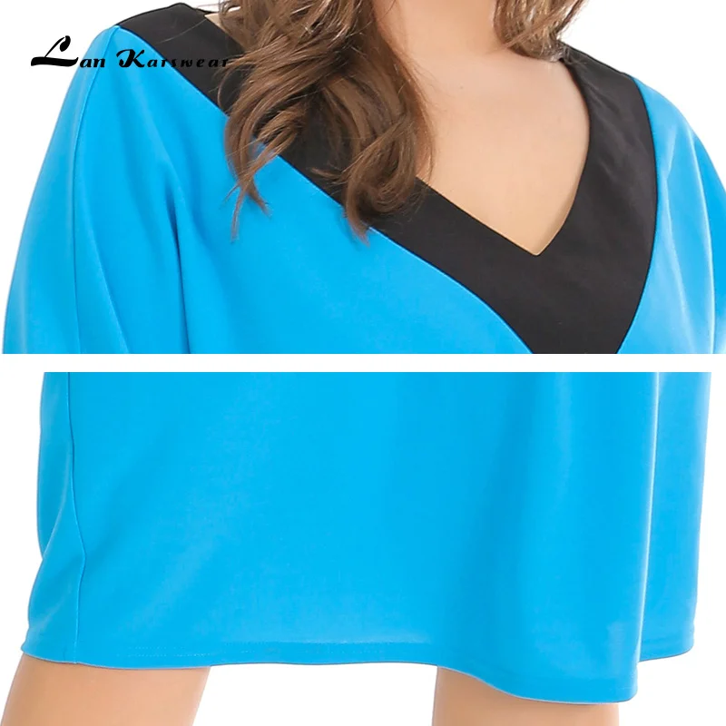 Женское трикотажное платье с V образным вырезом свободного покроя|Женские