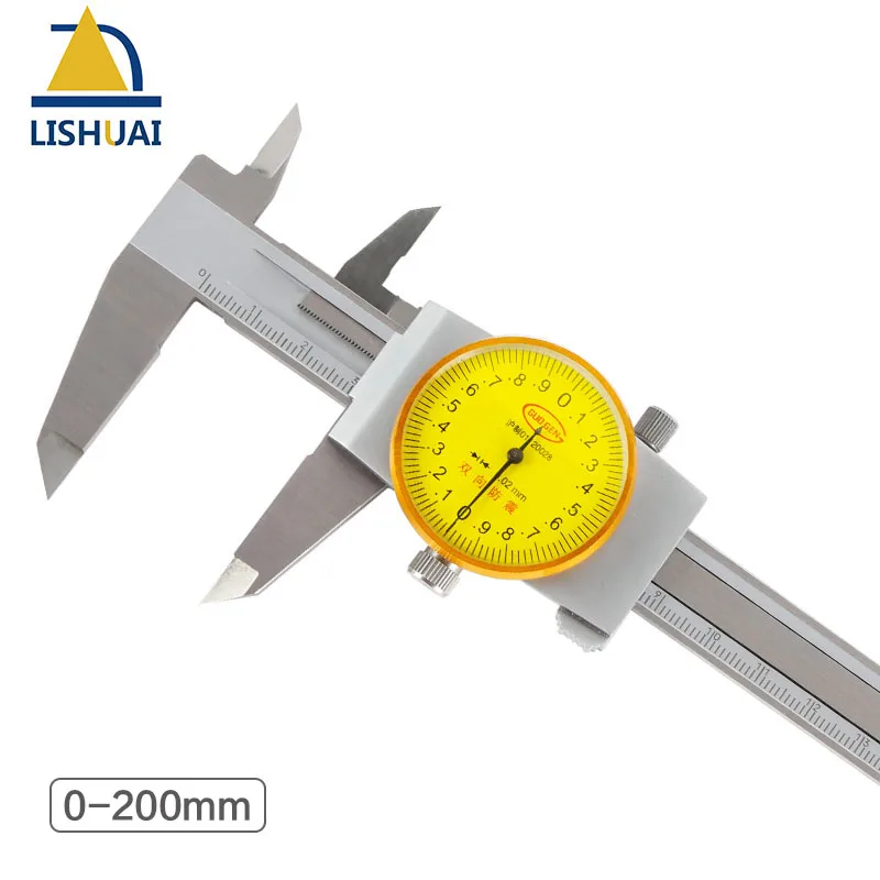 Ударопрочный штангенциркуль из нержавеющей стали 0 200 мм|vernier caliper|dial caliperoutside caliper |