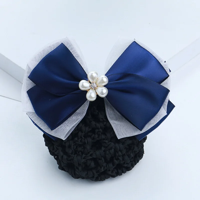 Зажим для волос с пятью жемчужинами профессиональная заколка цветком 15 цветов на