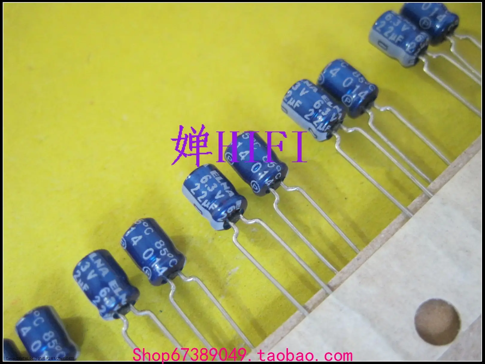 2020 hot sale 20PCS/50PCS Imported ELNA original blue robe electrolytic capacitor 6.3v22uf 4x5 free shipping