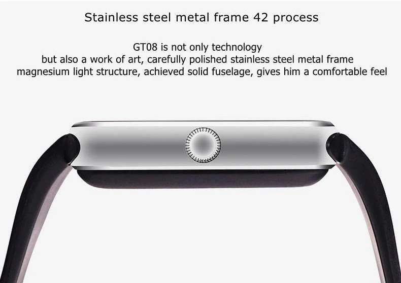 2019 умные часы Bluetooth мужские с сенсорным экраном большая батарея поддержка