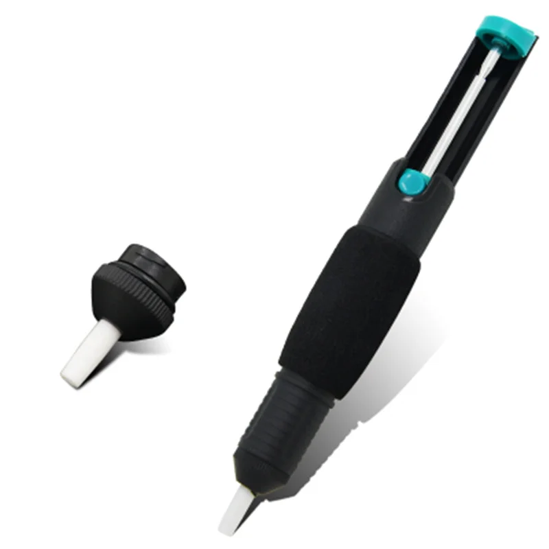 1pcs pen with 1head 210 мм пластиковый мощный осушительный насос всасывающий оловянный Вакуумный паяльник осушитель пистолет устройство для отсасывания припоя ручка удаление ручные инструменты - Цвет: 1pcs pen with 1head