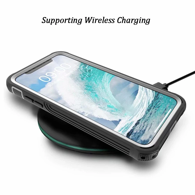 Сверхмощный защитный чехол для телефона iPhone 6 7 8 Plus X XR XS Max Samsung S10 Huawei Mate 20 P30 Pro