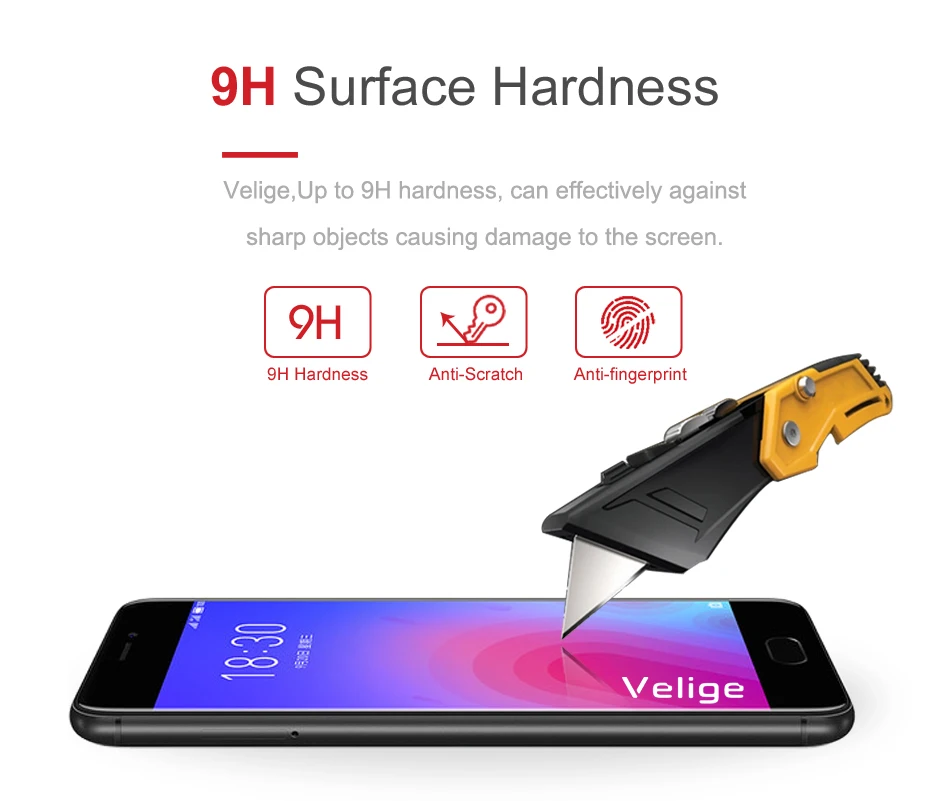 Закаленное стекло с полным покрытием для Meizu M6 M 6 Meilan защита экрана 0 3 мм HD