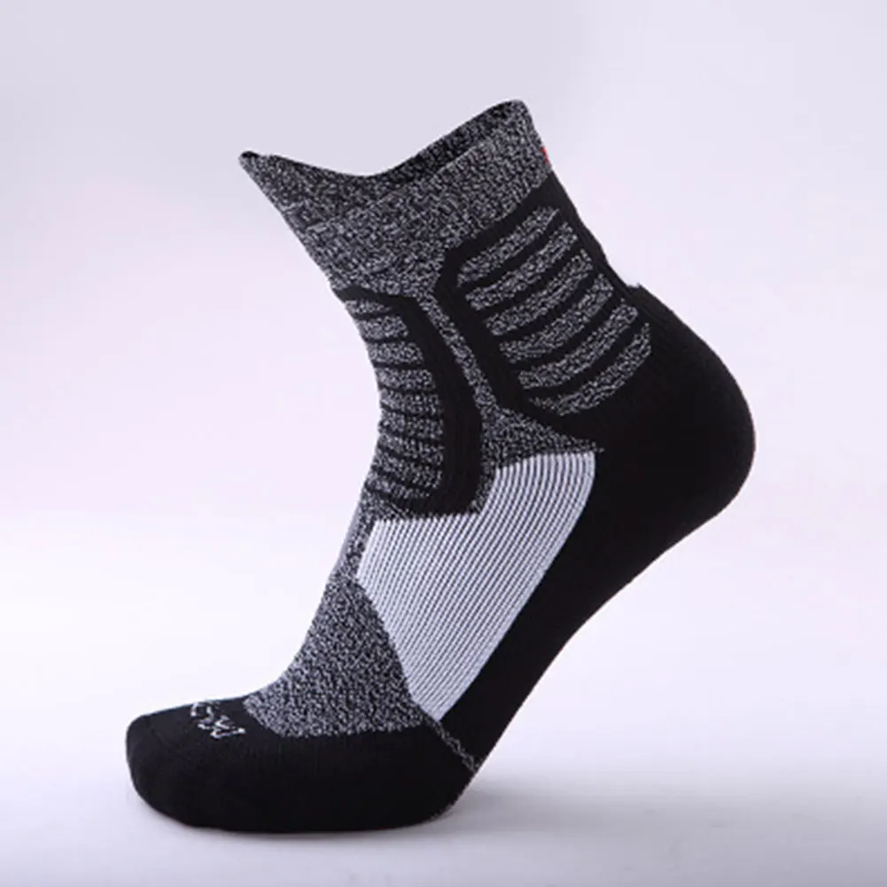 Women Men Anti-sweat Socks Towel Bottom Thickened Knee-high Cycling Outdoor Sports Running Basketball Sport | Спорт и развлечения