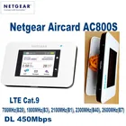 Разблокированная Мобильная точка доступа Netgear Aircard AC800S 4G LTE Cat.9, Wi-Fi роутер-модем с антенной 4G