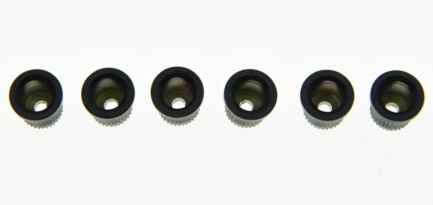 Set of 6 Black String Thru Body 5/16&quot Ferrules fits American TL | Спорт и развлечения