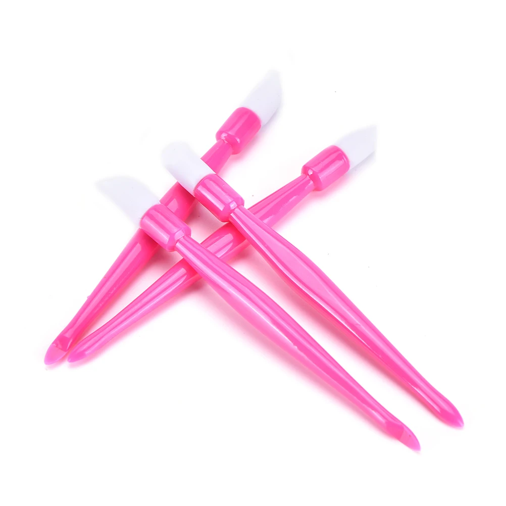 

Rose Color 2 Pcs Rose Color Stone Nail File Nail Art Equipment Manicure Stone Pusher Nail Tools For Women