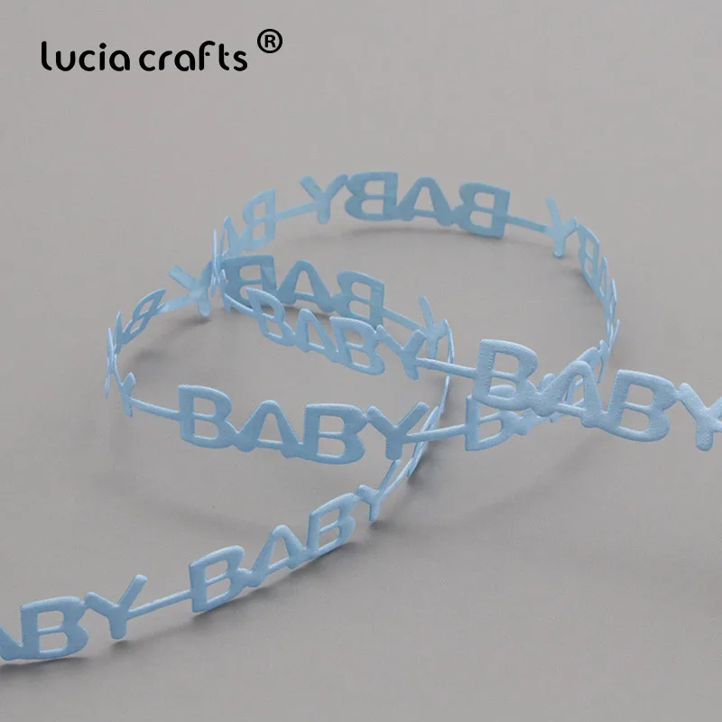 Lucia crafts 10 мм белые, синие, розовые "детские" кружевные ленты с отделкой аксессуары 2y/лот P0604