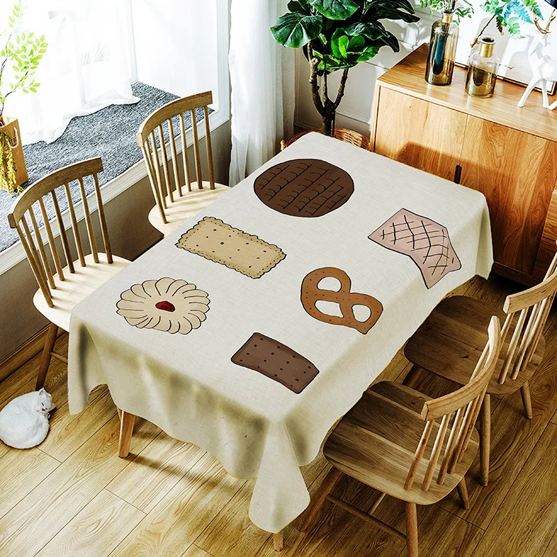 Cake Tablecloth Waterproof Decorative Washable Table Cover Rectangular Tapete Home Cloths Oilproof | Дом и сад