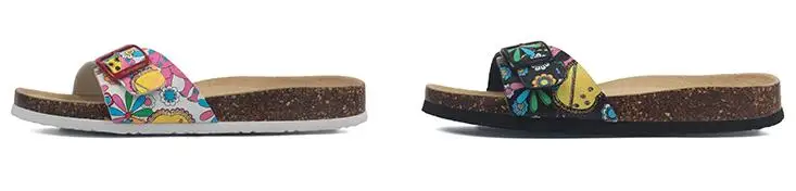 FeiYiTu/Новинка года; модные летние сандалии из пробки; женские повседневные пляжные разноцветные Вьетнамки; шлепанцы на плоской подошве; большие размеры 35-45