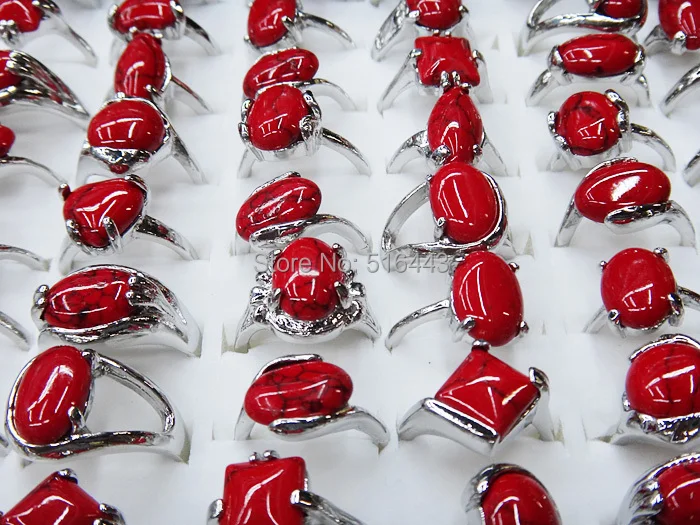 Новое поступление бесплатная доставка 50 шт. красные бирюзовые шармы модные