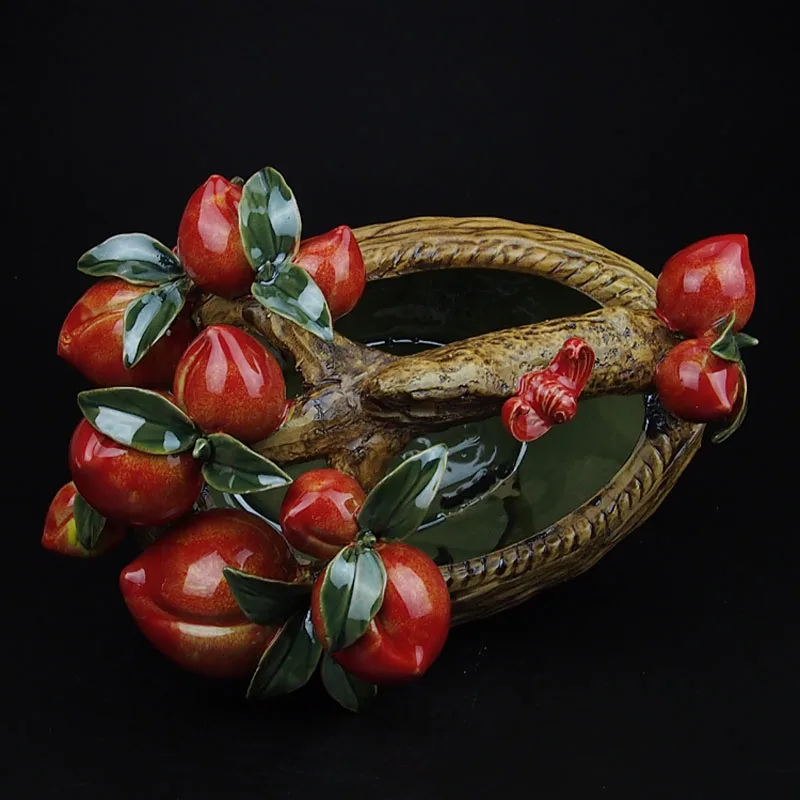 Народное искусство керамическая фарфоровая китайская настольная миска для