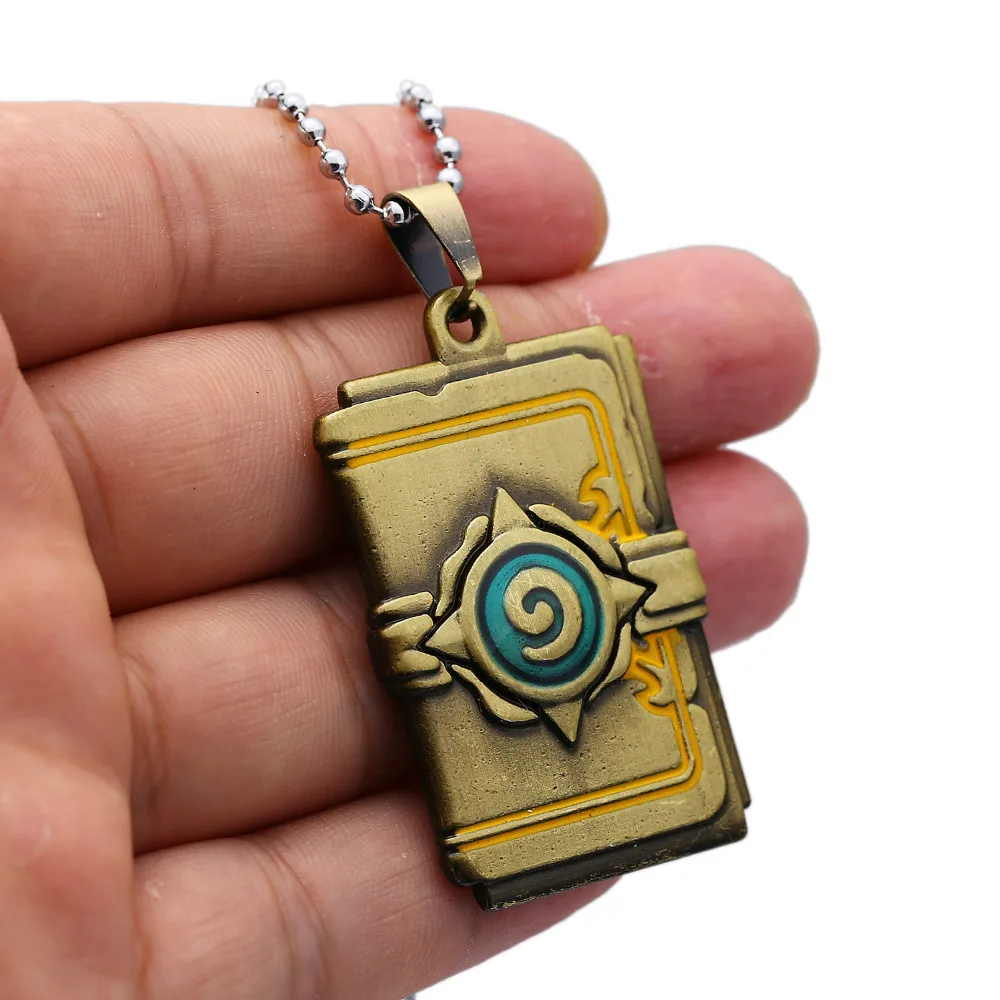 Игровая серия ювелирных изделий с логотипом Hearthstone винтажное ожерелье кулоном в