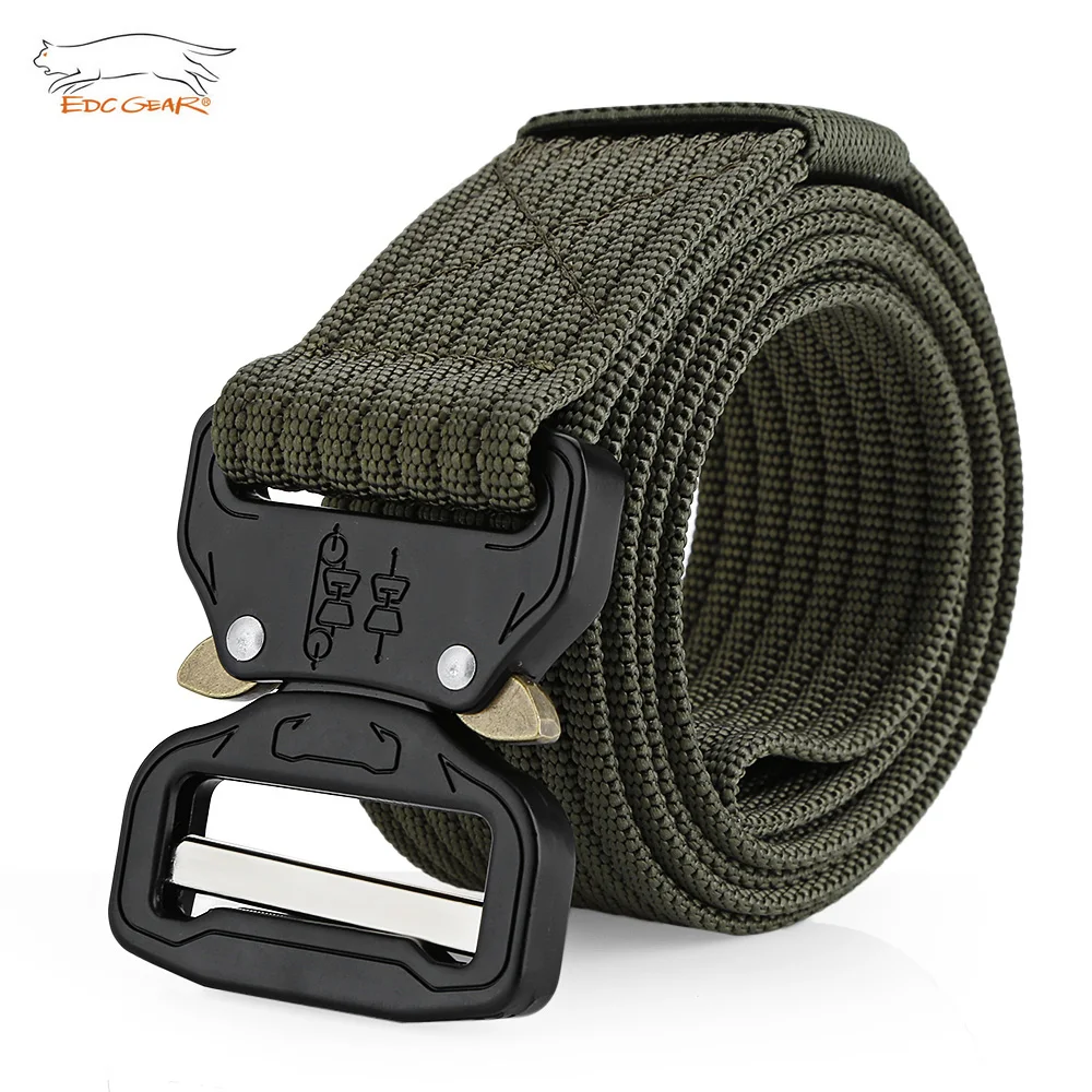 EDCGEAR военный тактический ремень мужской сверхмощный армейский боевой нейлоновый