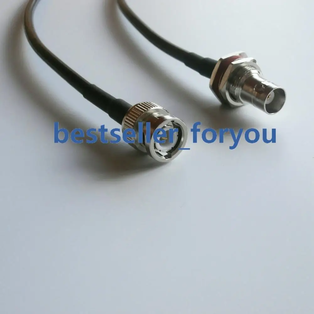 BNC male plug to female jack RF Pigtail Coaxial Jump RG58 Cable 15cm | Обустройство дома
