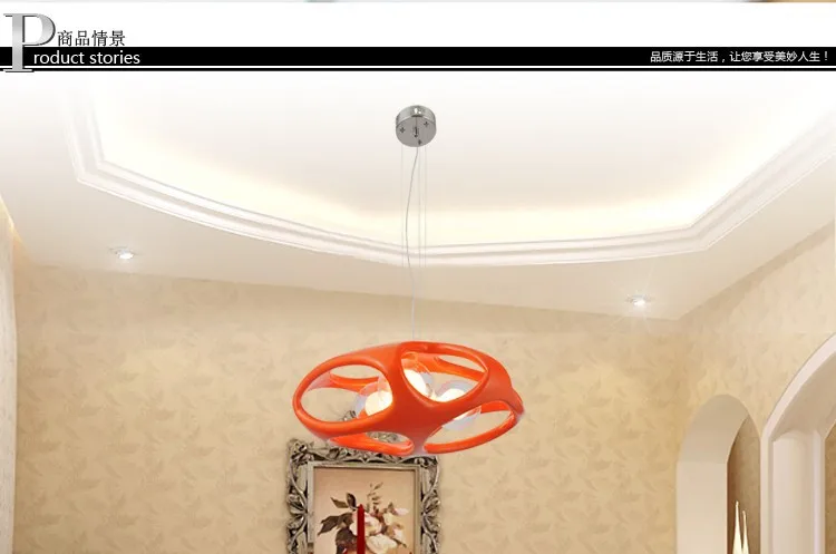 Итальянские Современные Полимерные подвесные светильники Dia 45 см миланские