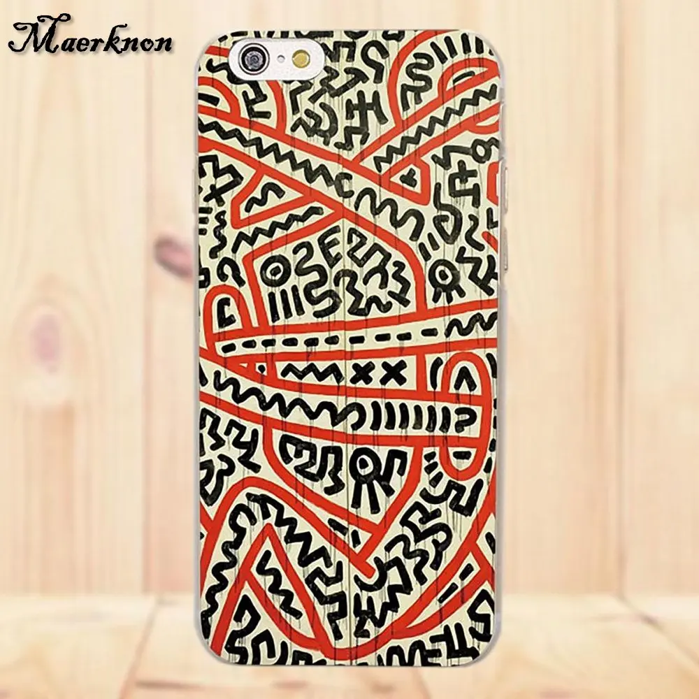 Maerknon ТПУ картина кожи Кит Харинг иконы человека для Samsung Galaxy A3 A5 A7 J1 J2 J3 J5 J7 2015 2016 2017