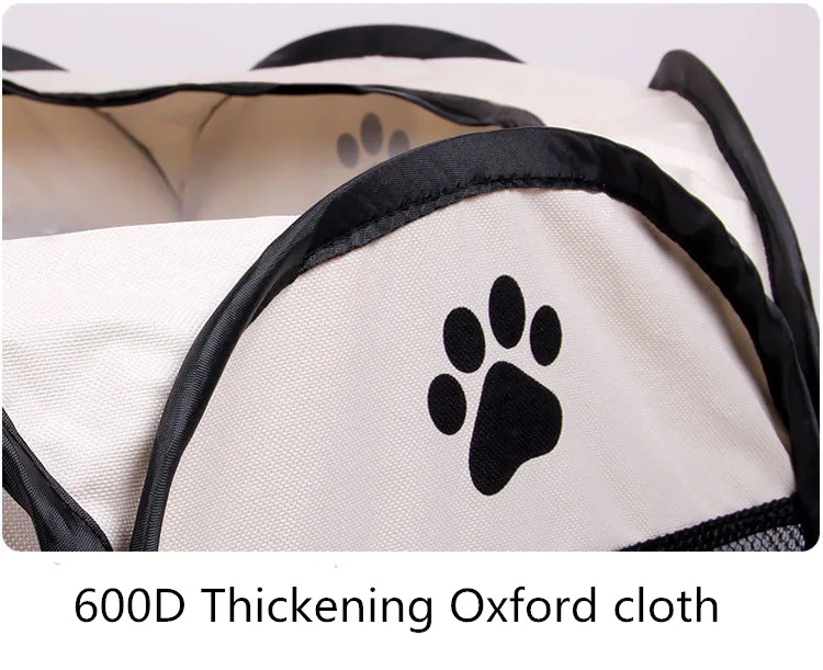 3 вида цветов портативный складной тент для питомца манеж собачий забор щенок