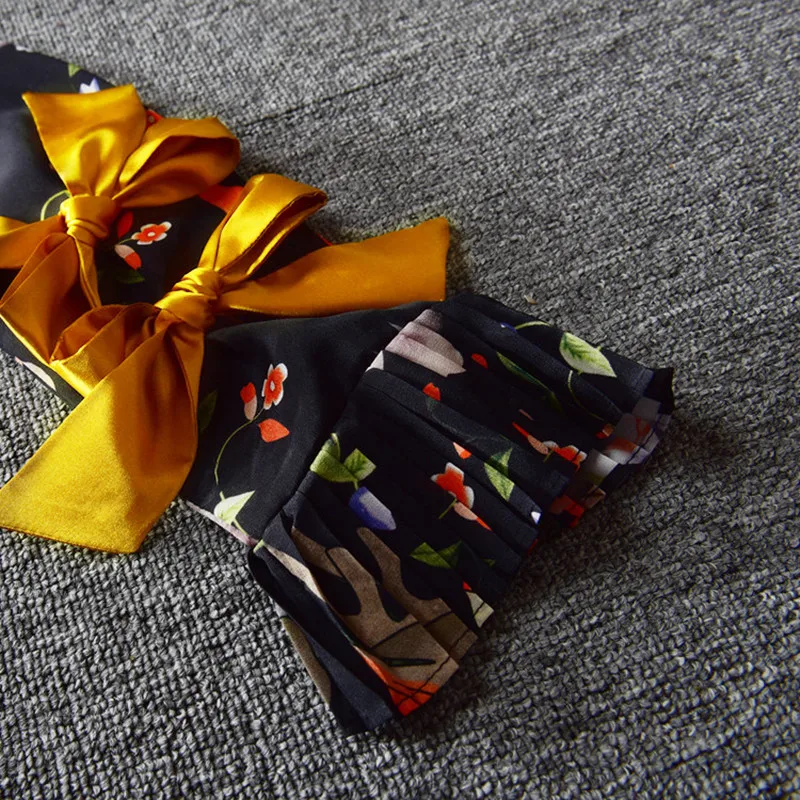 Женское модельное дизайнерское платье большого размера новое модное с цветочным