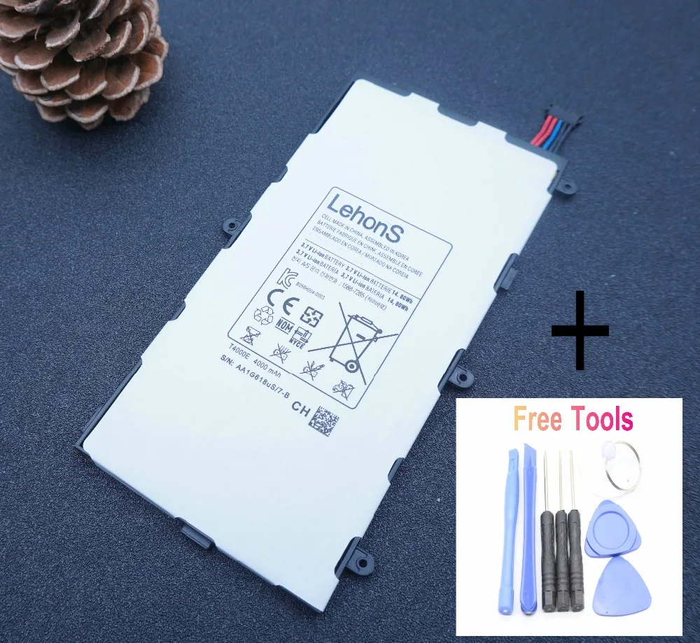 LehonS 4000 мАч запасная батарея для Samsung Galaxy Tablet Tab 3 7 0 T210 T211 T217A T2105 SM T4000E с