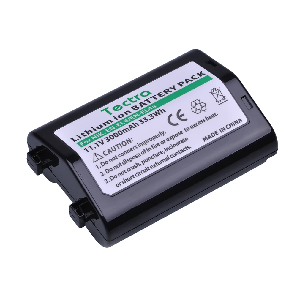 Аккумулятор Tectra для Nikon D2H/D2Hs/D2X/D2Xs/D3/D3S/F6/ENEL4/ENEL4A | Электроника
