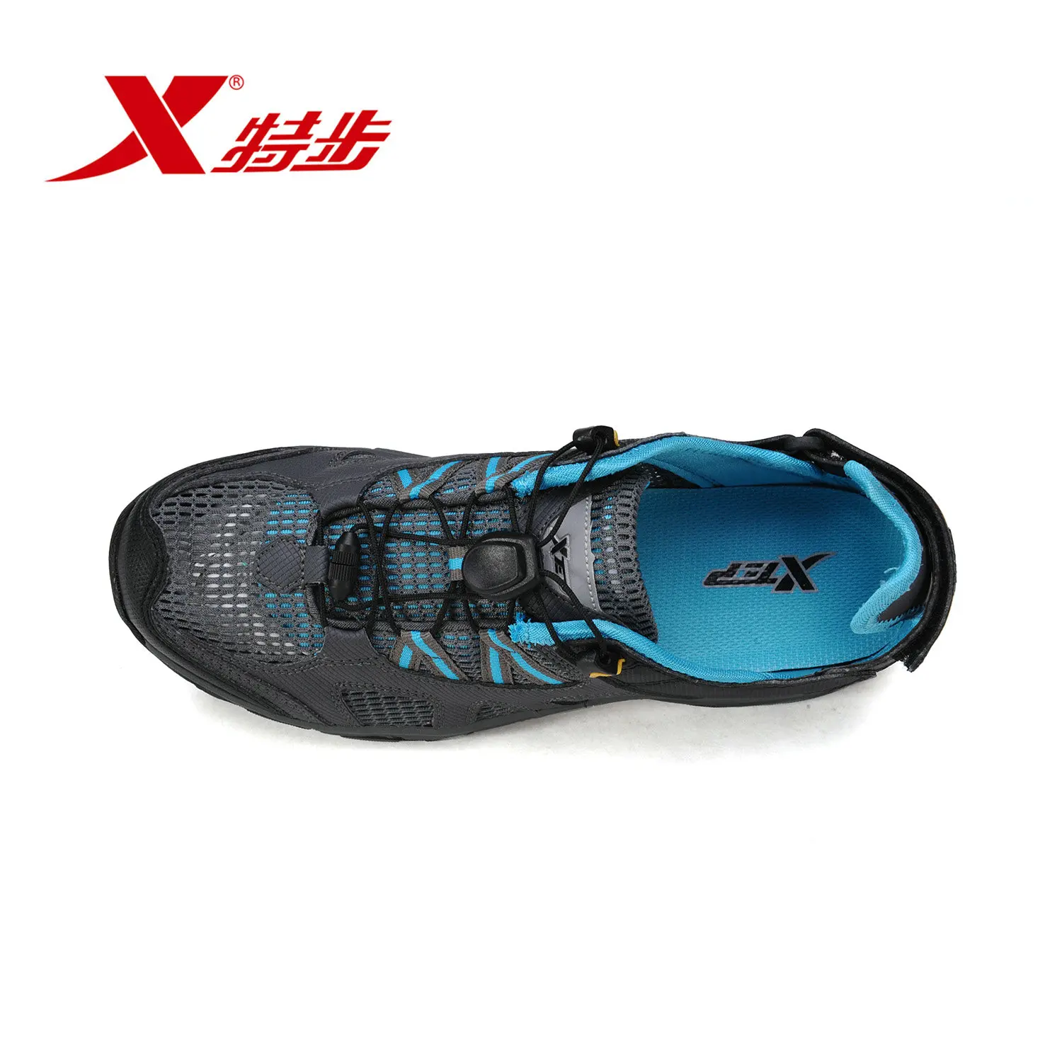 [official] XTEP genuine man travel shoes breathable leather stitching on foot outdoor 986219179308 | Спорт и развлечения