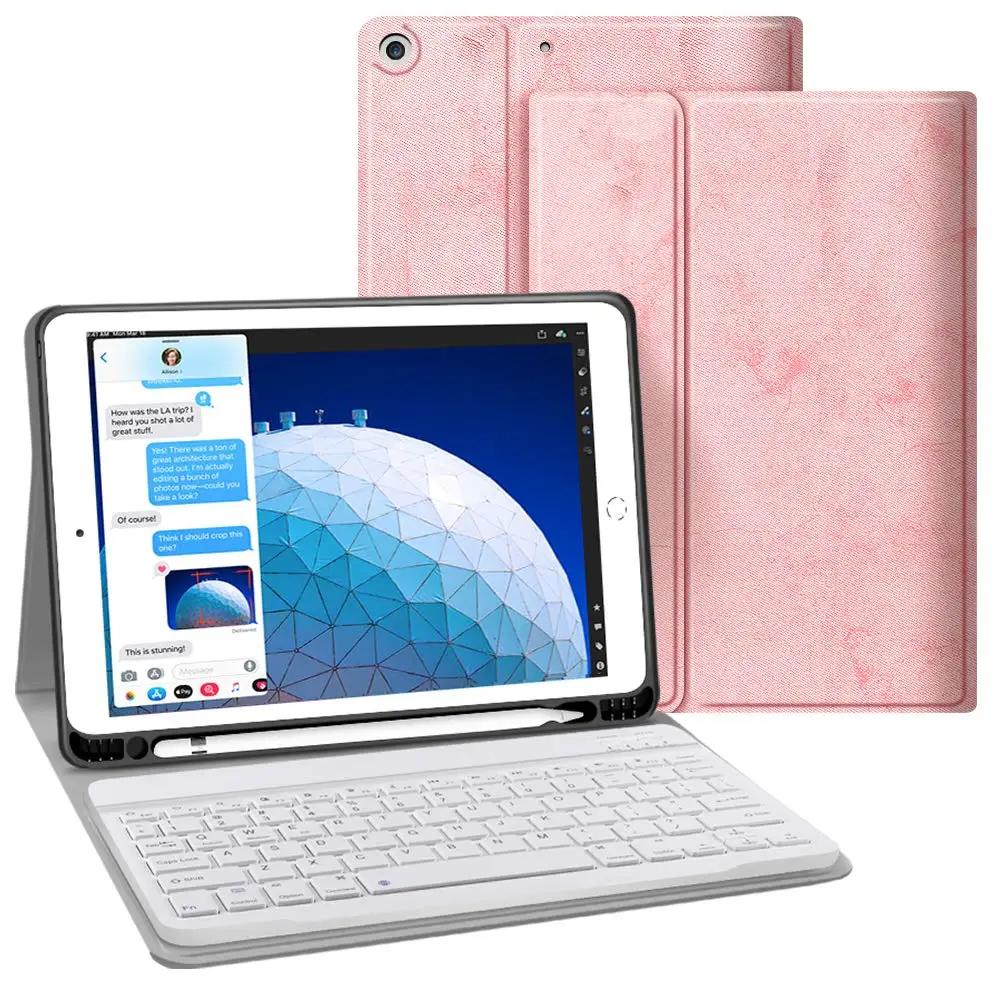 Для нового iPad Air 3 10,5 чехол Bluetooth клавиатура W Карандаш держатель Стенд мягкий чехол для iPad Air 3 10,5 Pro 10,5 чехол клавиатура