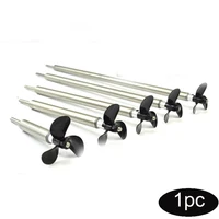 1pc rc boat parts driving shafting kit 4mm stainless steel shaft shaft bushing3 blades propeller 36404448mm diy accessories