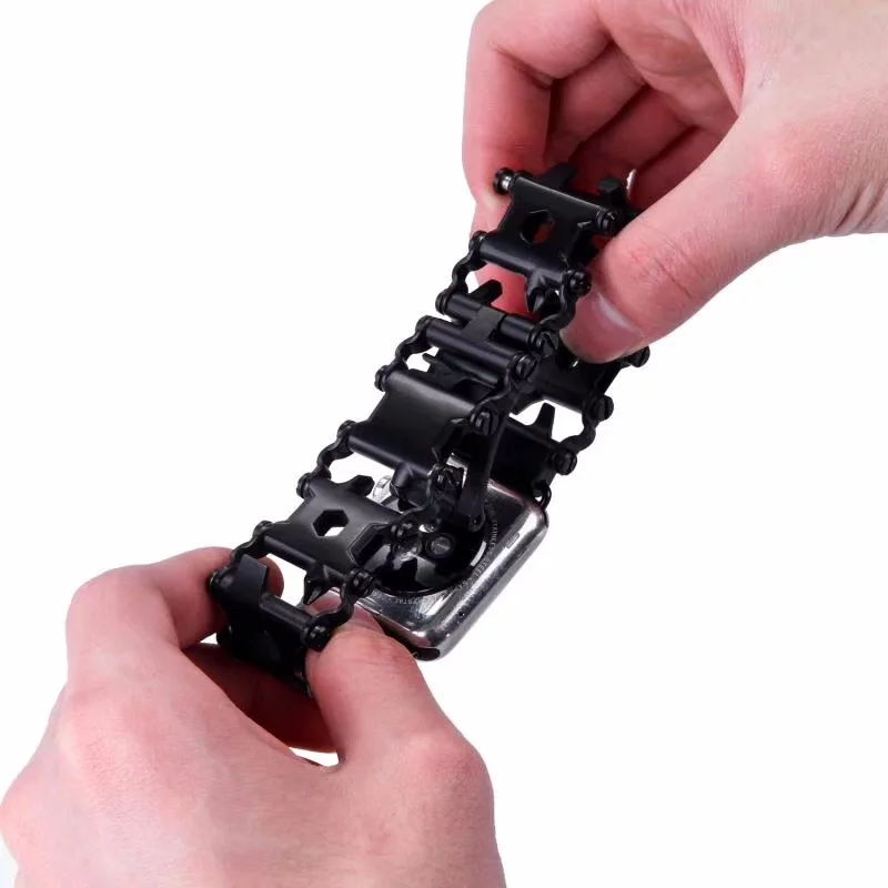Ремешок для Apple Watch 4, 3, 2, металлический, нержавеющая сталь, многофункциональный браслет для iWatch, 42 мм, 38 мм, 4 ремешка, 44 мм, 40 мм, ремешок