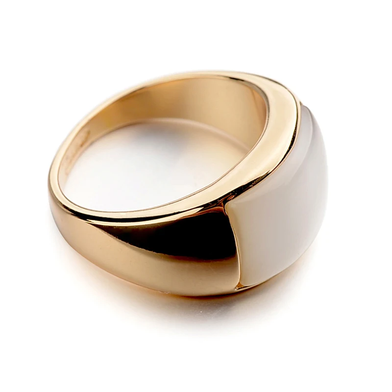 Ociki Rose Gold / Silver Color Opal Crystal Ring Jewelry Rings for Women Girls Gift Drop Shipping Fashion Wholesale | Украшения и