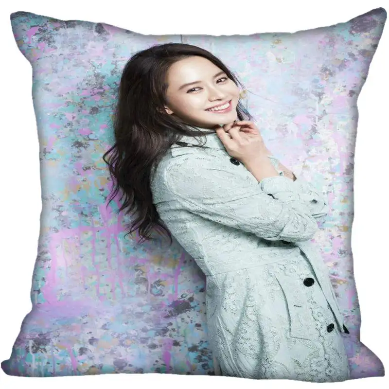 Наволочки шелковые с принтом Kpop Song Ji Hyo 40x40 см 35x35 см|Наволочка| |