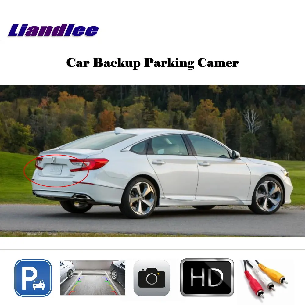 Автомобильная камера заднего вида для Honda Accord 9 поколения 2.4L 2012 2013 2014-2018 HD CCD задняя